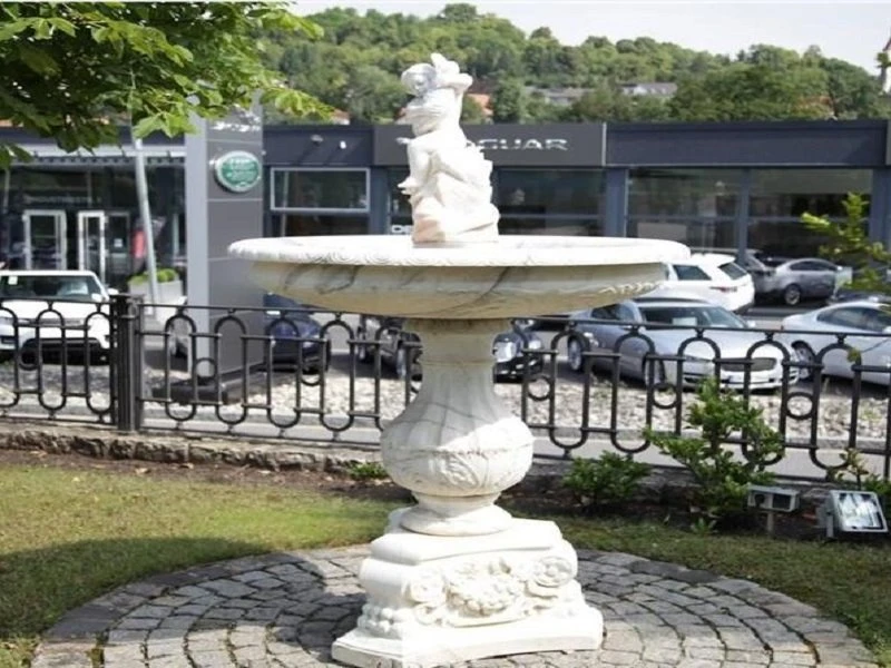 stone waterfall fountain