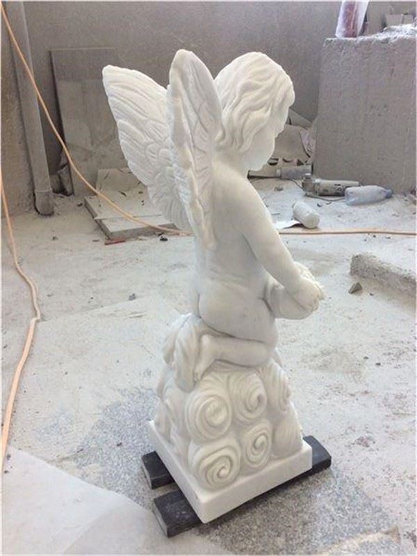 white marble sculpture