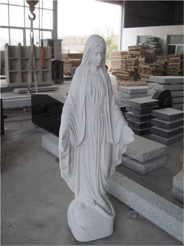 Marble Mary Statue