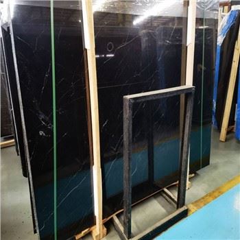 تخته سنگ مرمر صیقلی Nero Marquina
