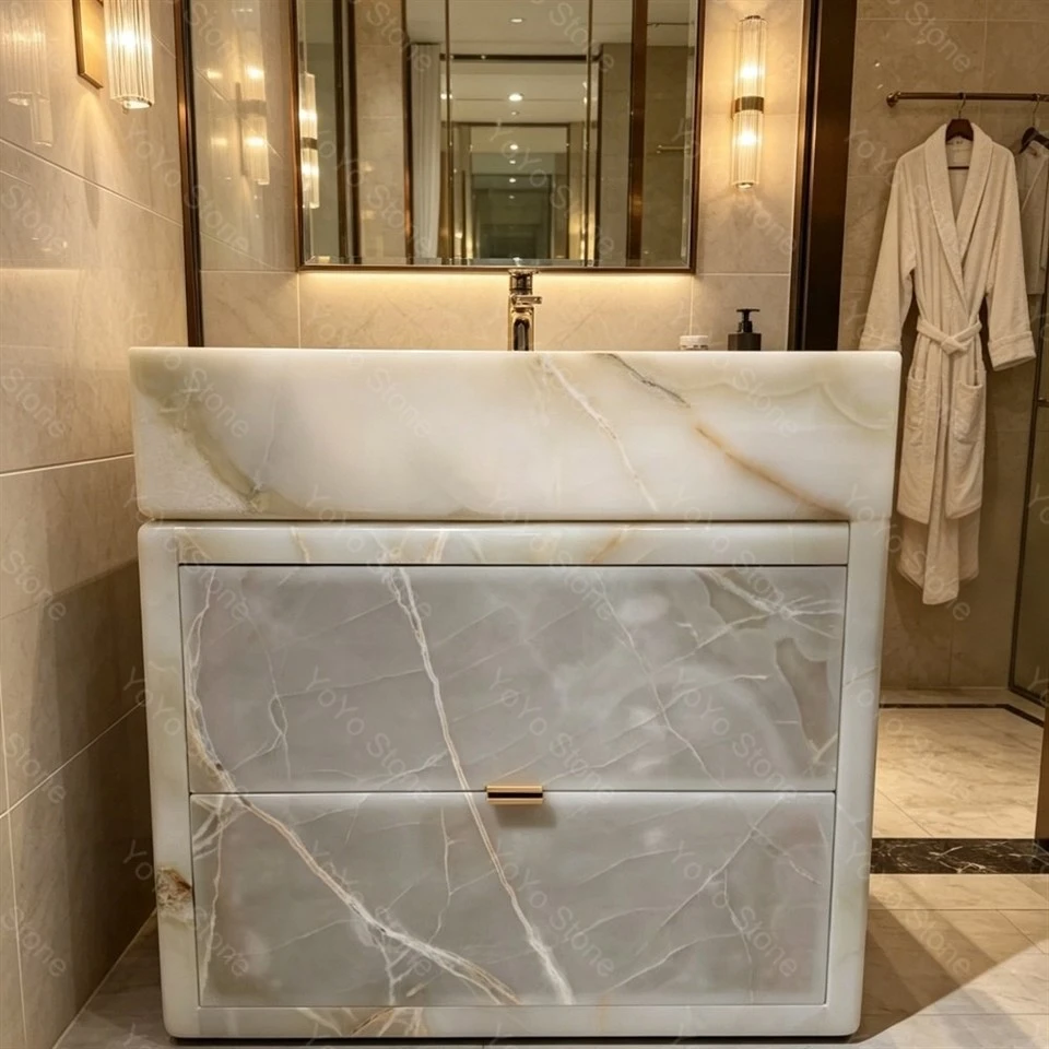 green onyx vanity