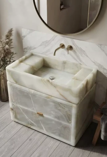 Green Onyx Vessel Sink price