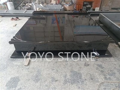سنگ قبر دوبل گرانیت مشکی